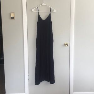 Navy blue maxi dress